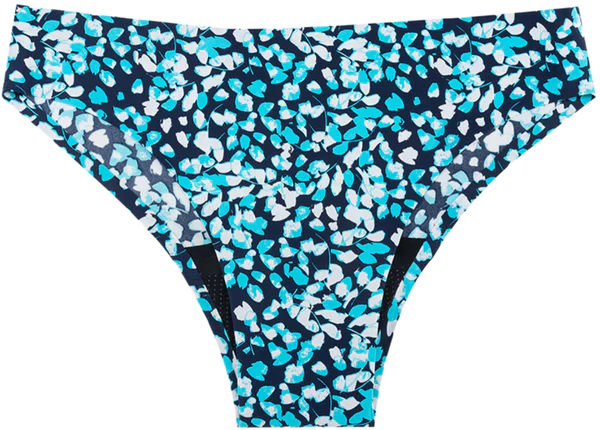 Tween and Teen Period Swim or Seamless Bikini Bottom - Blue Wave