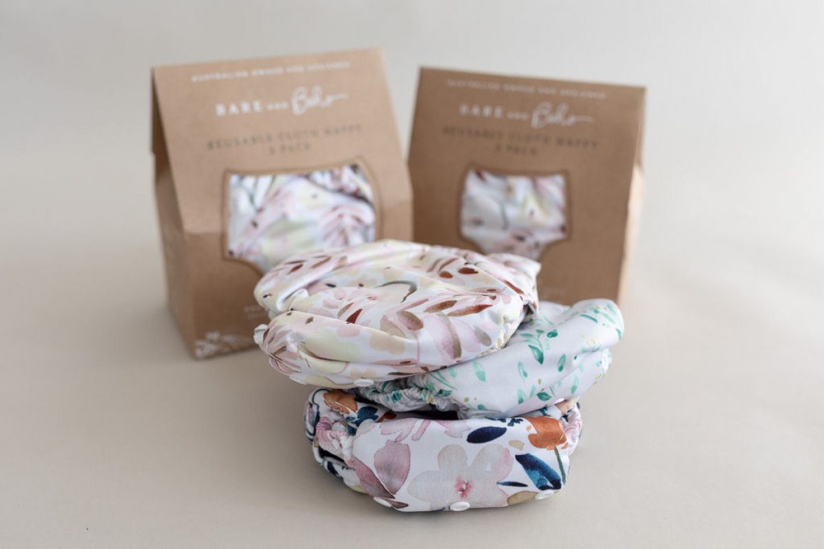 Bare and Boho Bamboo One Size V3 Nappy – Darlings Downunder